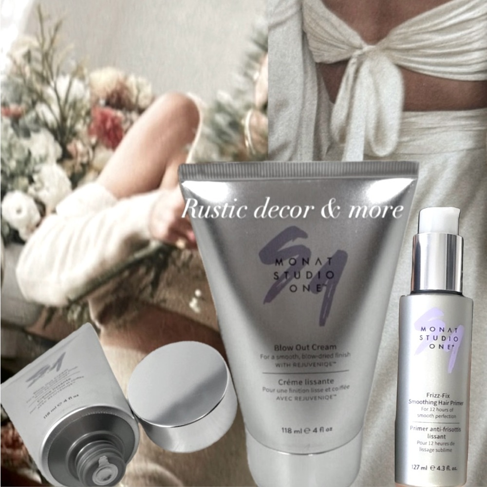 Monat Blow Out Cream, Monat Smoothing Hair Primer